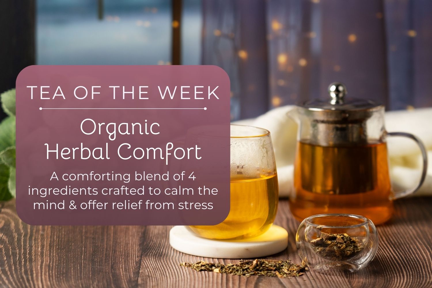 Organic Herbal Comfort | Tea of the Week – Full Leaf Tea Company