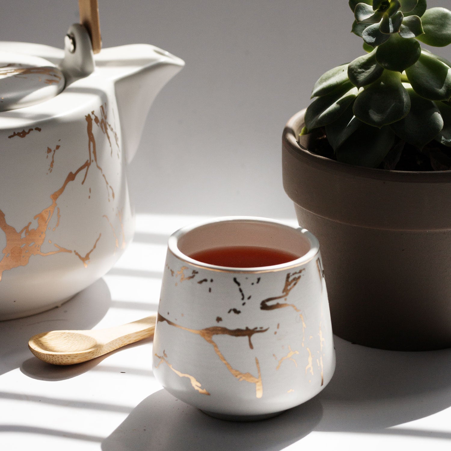 Owl's Brew Ceramic Tea Set