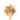 Wooden spoon of Organic Astragalus on a white background.