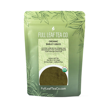 Organic Barley Grass - Loose Leaf Tea - Full Leaf Tea Company
