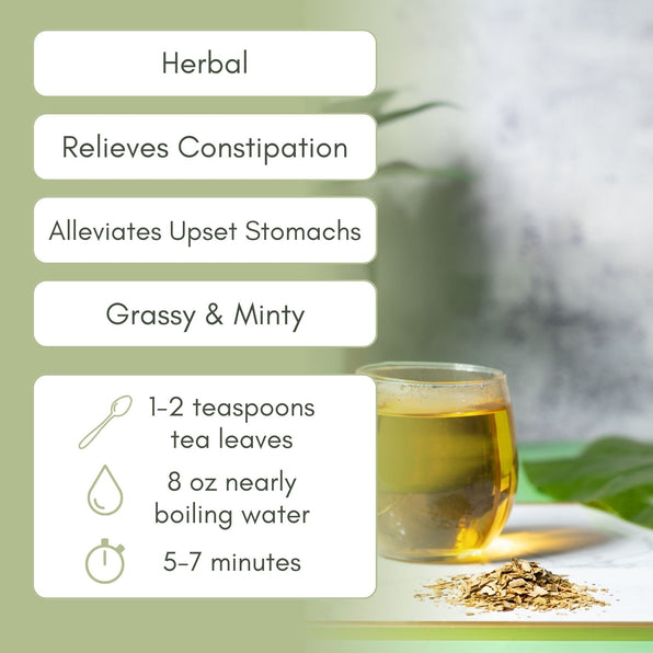 An Infographic description for Organic Boldo Tea.