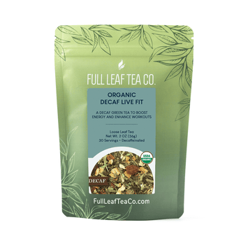 Organic Decaf Live Fit Tea - Loose Leaf Tea - Full Leaf Tea Company