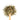Wooden spoon of organic lemon balm loose leaf tea on a white background.