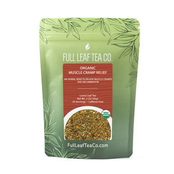Organic Muscle Cramp Relief - Loose Leaf Tea - Full Leaf Tea Company