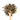 Wooden spoon of Organic Pai Mu Tan on a white background.