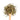 Wooden spoon of Organic Peppermint on a white background.