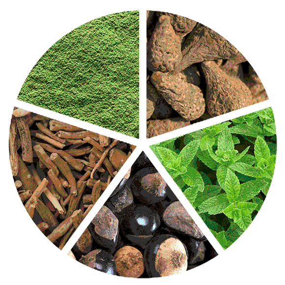 Pie chart naturoboost energy