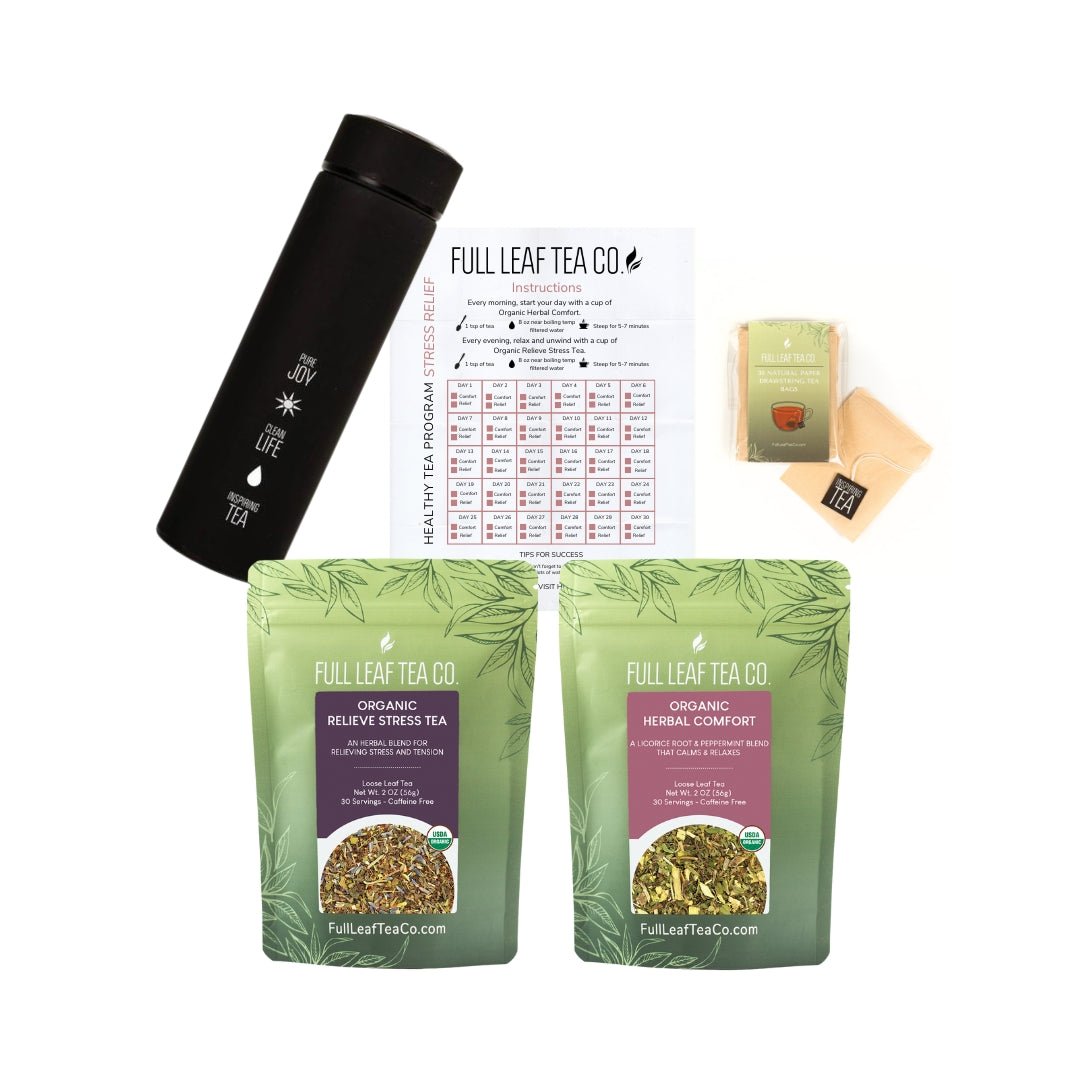 Healthy Tea Program - Stress Relief - Loose Leaf Tea - Full Leaf Tea Company