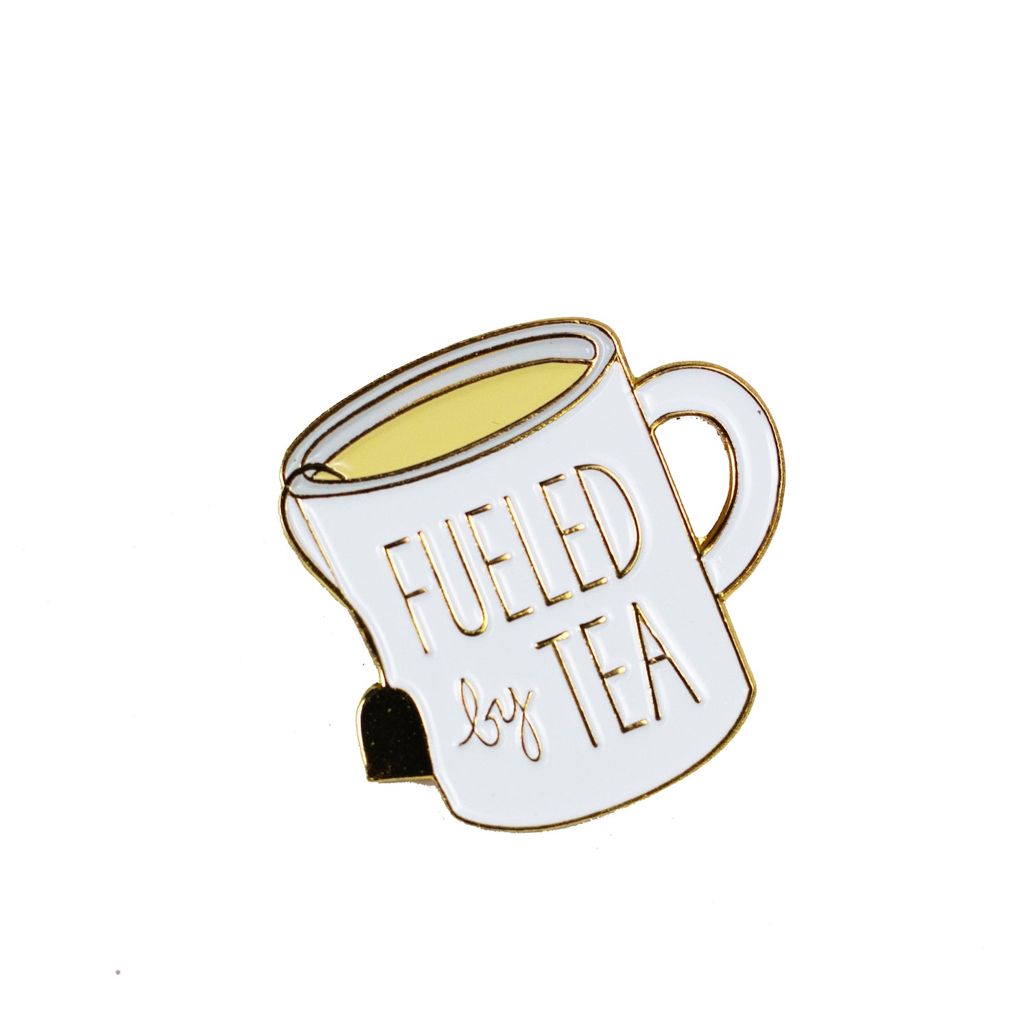 "Fueled By Tea" Enamel Pin - Full Leaf Tea Company