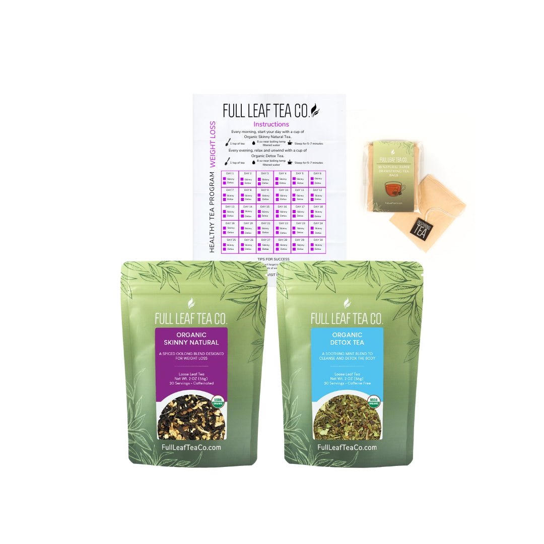 Healthy Tea Program - Weight Loss - Loose Leaf Tea - Full Leaf Tea Company