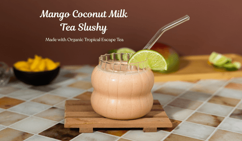 How to Make a Mango Coconut Milk Tea Slushy - Full Leaf Tea Company