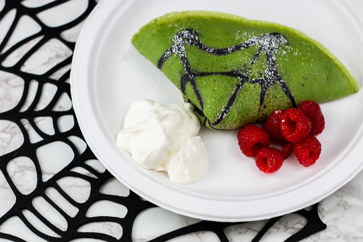 Spiderweb Matcha Crepes - Full Leaf Tea Company