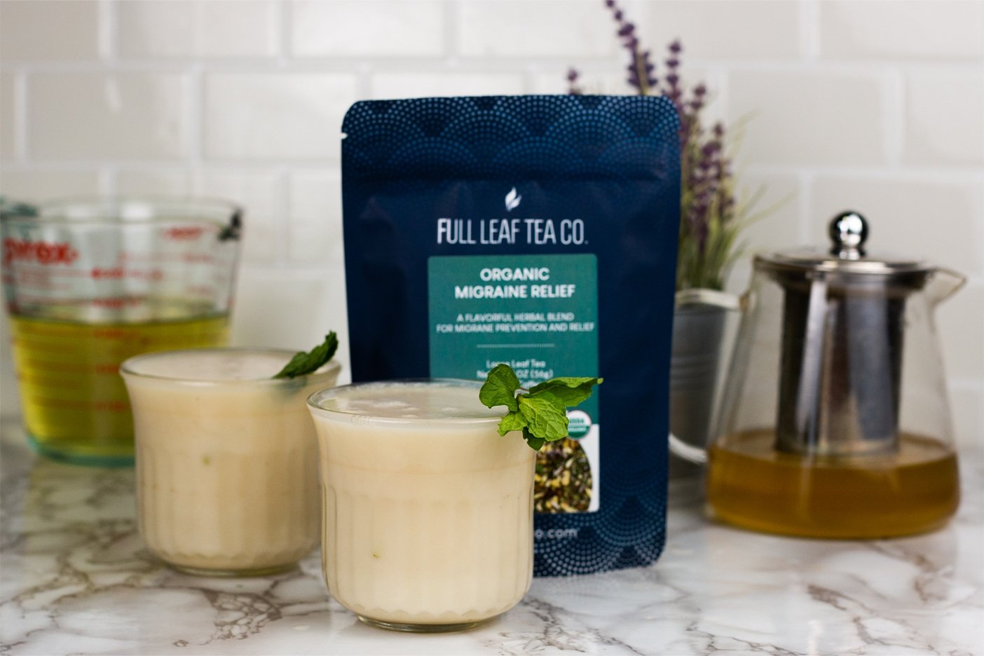 Peppermint Migraine Relief Latte - Full Leaf Tea Company