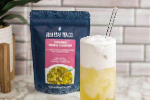 Iced Herbal Comfort with Vanilla Cold Foam - Full Leaf Tea Company