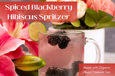 Spiced Blackberry Hibiscus Spritzer - Full Leaf Tea Company