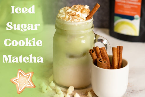 Iced Sugar Cookie Matcha Latte - Full Leaf Tea Company