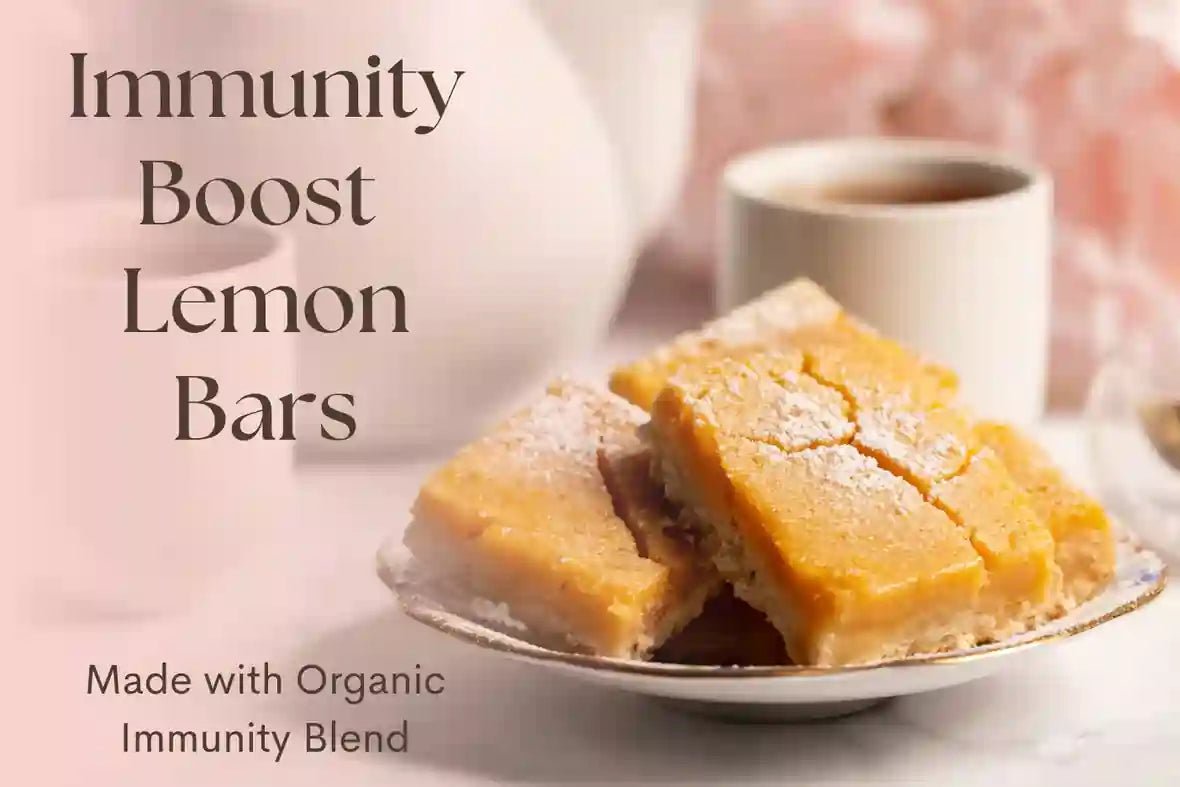 Immunity Boost Lemon Bars - Full Leaf Tea Company