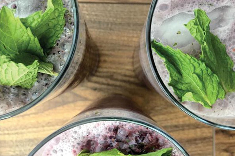 Blended Blueberry Mint Matcha! - Full Leaf Tea Company
