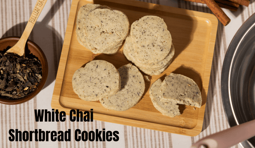 Simple White Chai Shortbread Cookies | Baking With Tea - Full Leaf Tea Company