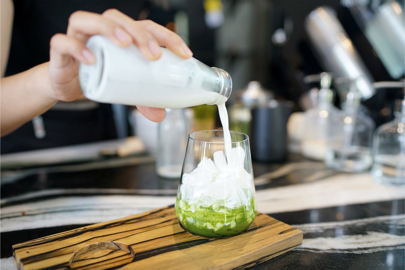 Iced Matcha Green Tea Latte Recipe - Full Leaf Tea Company