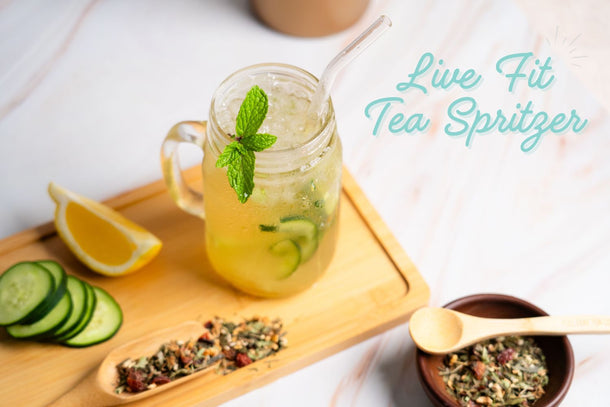 Live Fit Tea Spritzer | Made with Organic Live Fit Tea - Full Leaf Tea Company