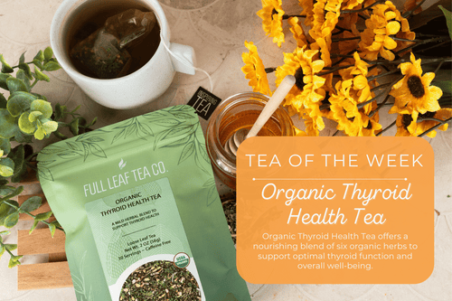 product bag of thyroid health tea