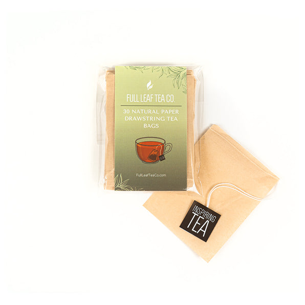 Natural Paper Drawstring Tea Bags