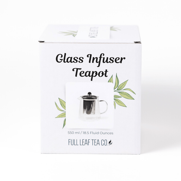 Full Leaf Glass Infuser Teapot - Accessories - Full Leaf Tea Company
