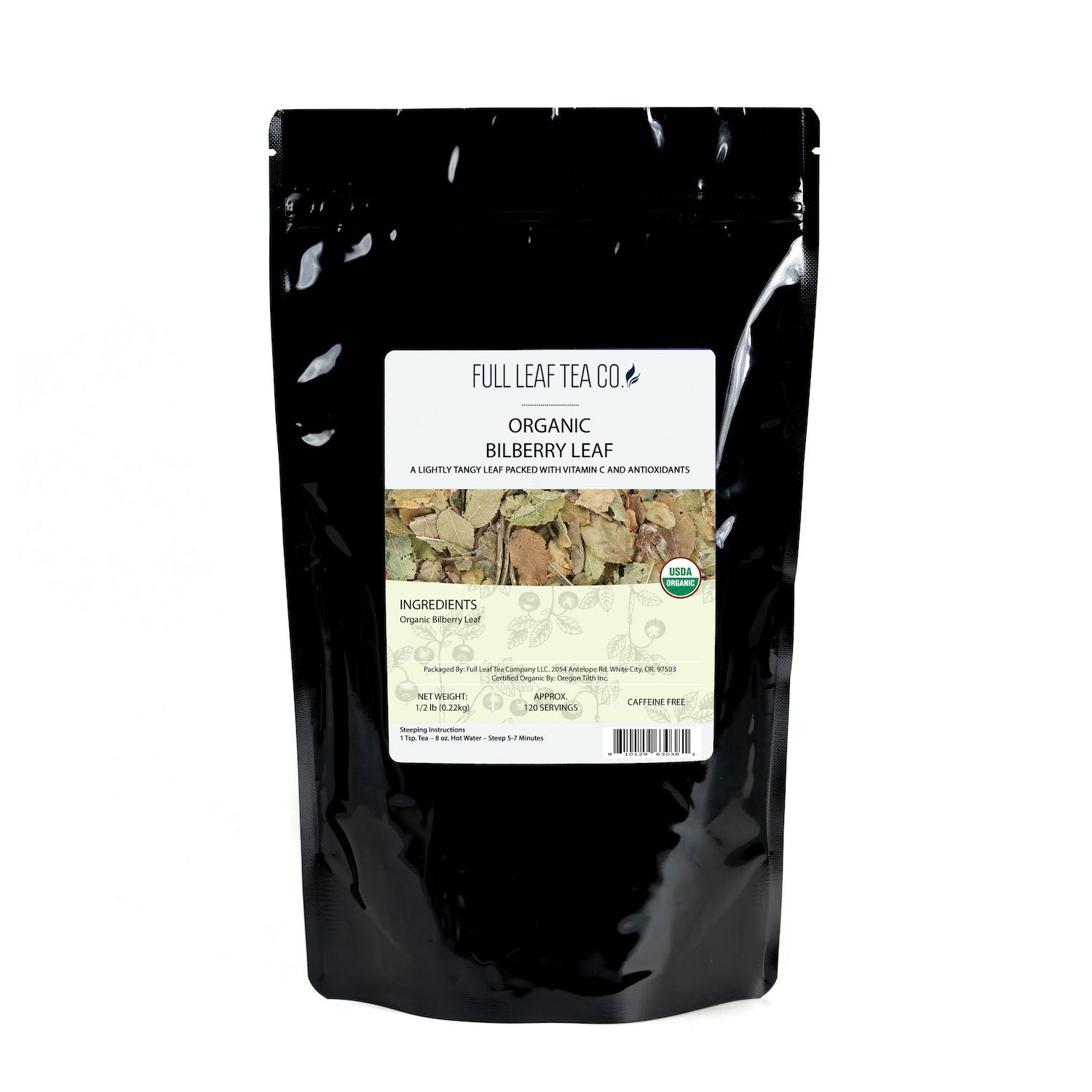 Organic Bilberry Leaf - Loose Leaf Tea - Full Leaf Tea Company