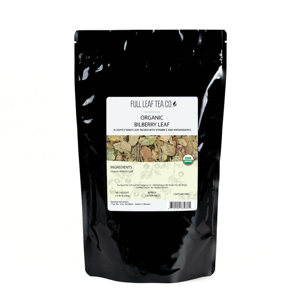 Organic Bilberry Leaf - Loose Leaf Tea - Full Leaf Tea Company