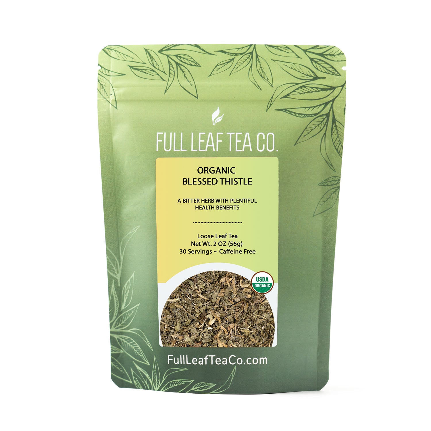 Organic Blessed Thistle - Loose Leaf Tea - Full Leaf Tea Company
