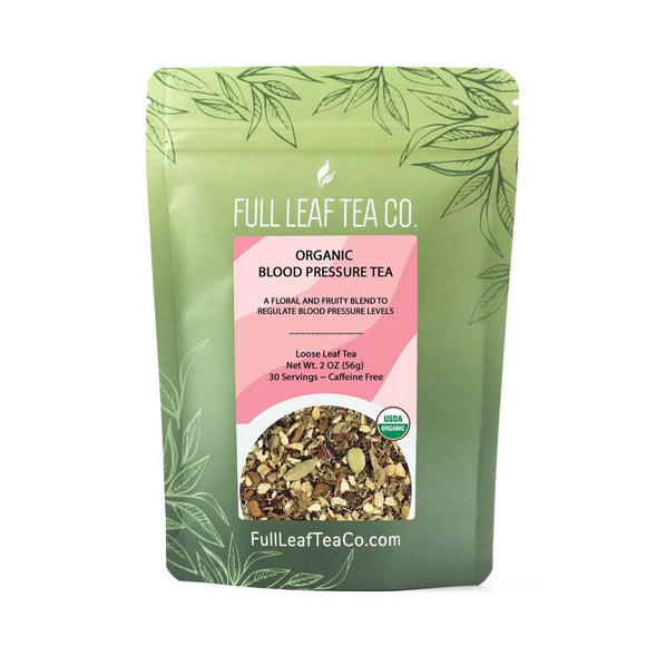 Organic Blood Pressure Tea Full Leaf Tea Company