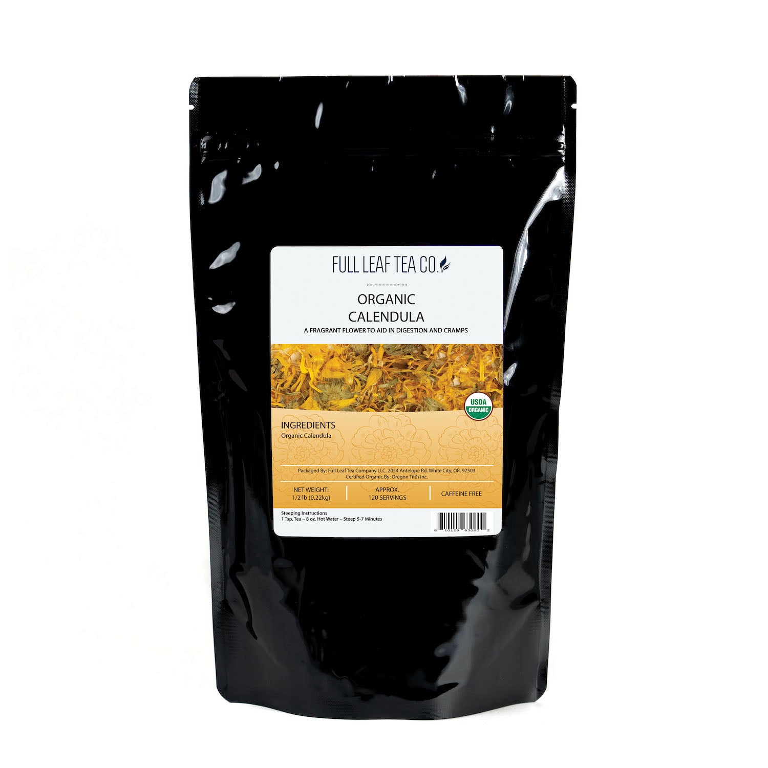 Alteya Organics Dry Calendula Flowers USDA Certified Organic Herbal Tea, 1.35 oz/40g Calendula Officinalis