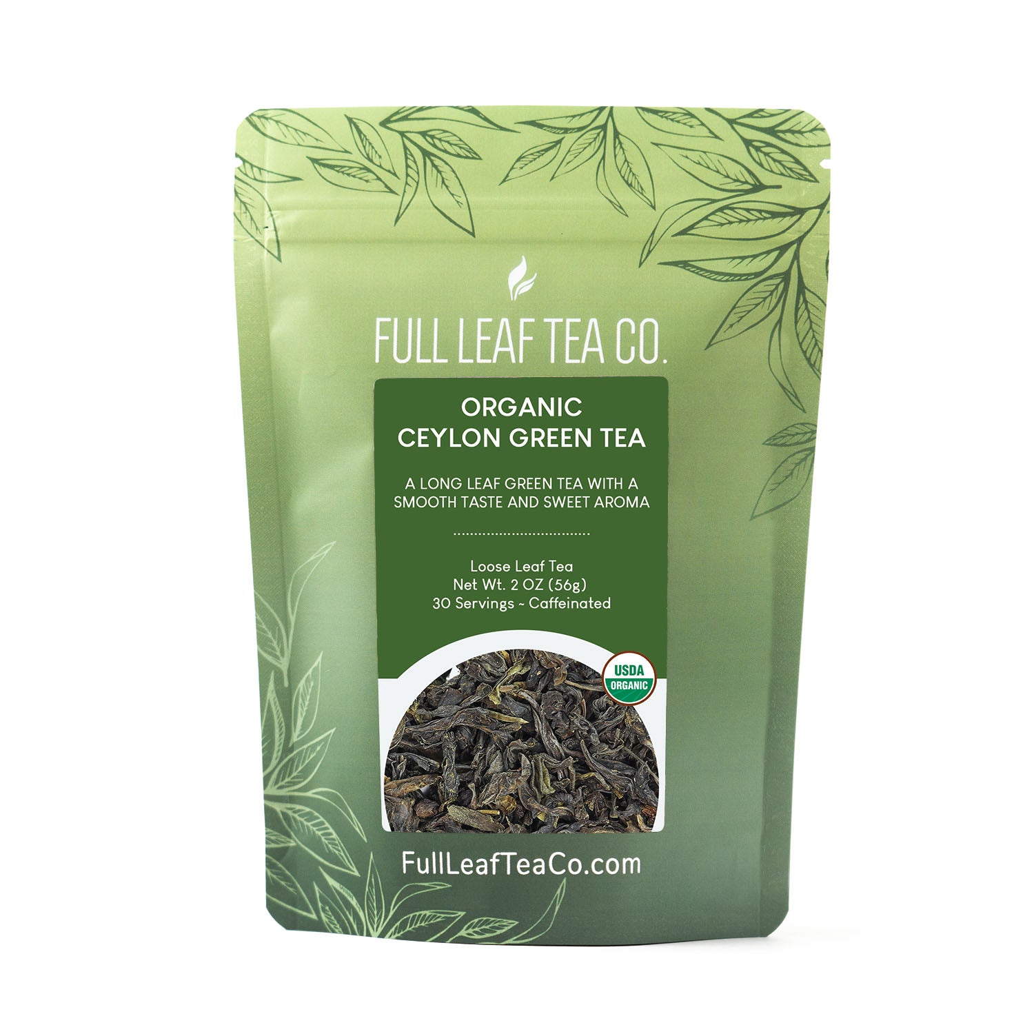 Organic Ceylon Green - Loose Leaf Tea - Full Leaf Tea Company