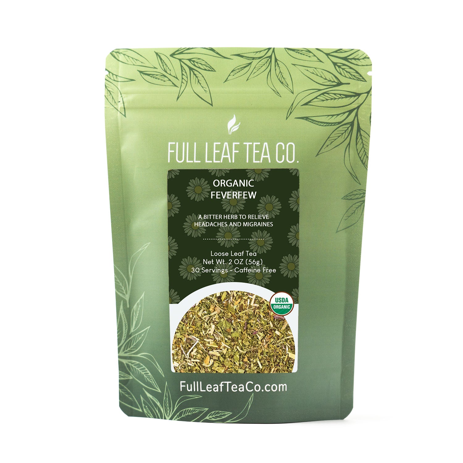Feverwort Tea Organic Feverfew – Full Leaf Tea Company