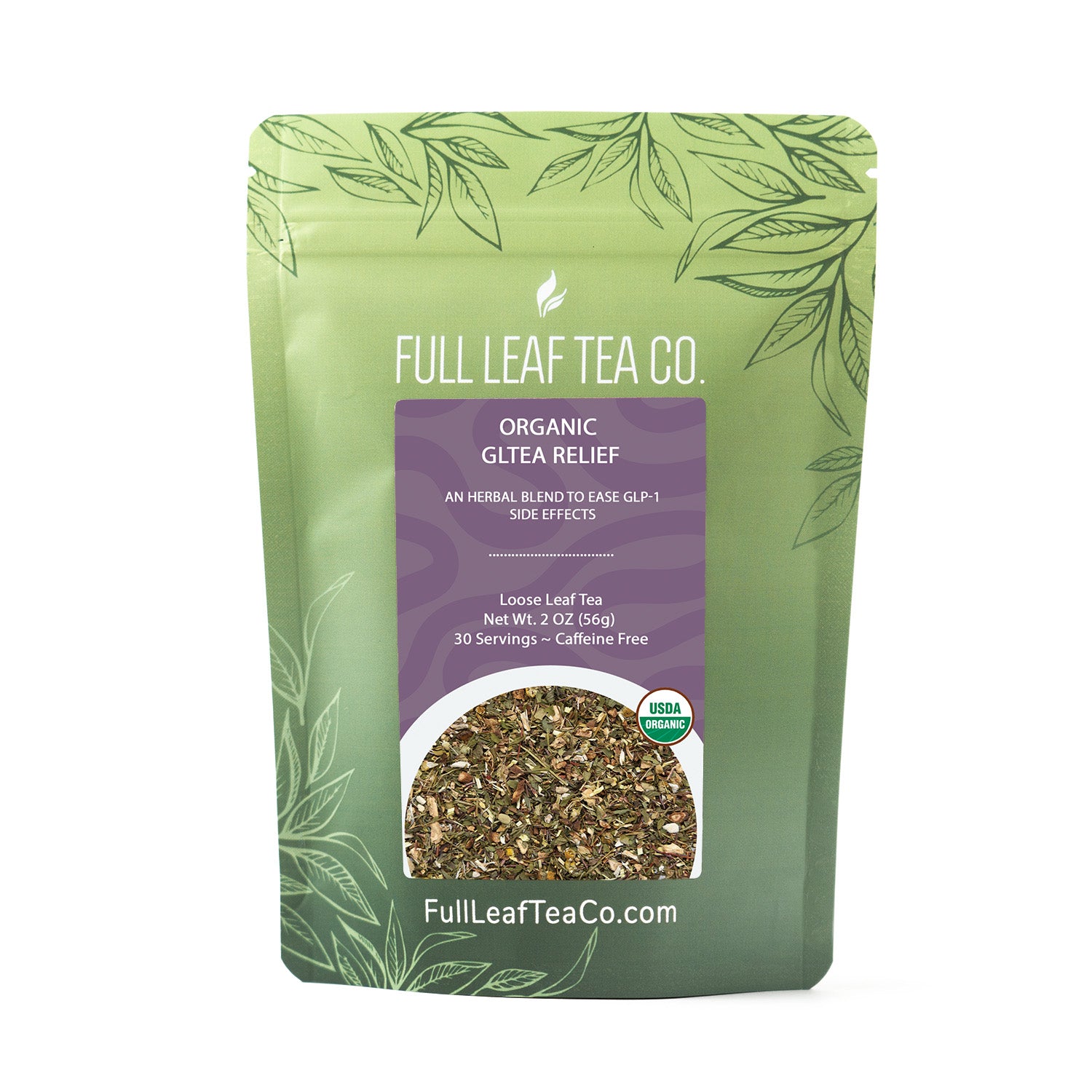 Organic GL-Tea Relief Full Leaf Tea Company Organic GL-Tea Relief Full Leaf Tea Company