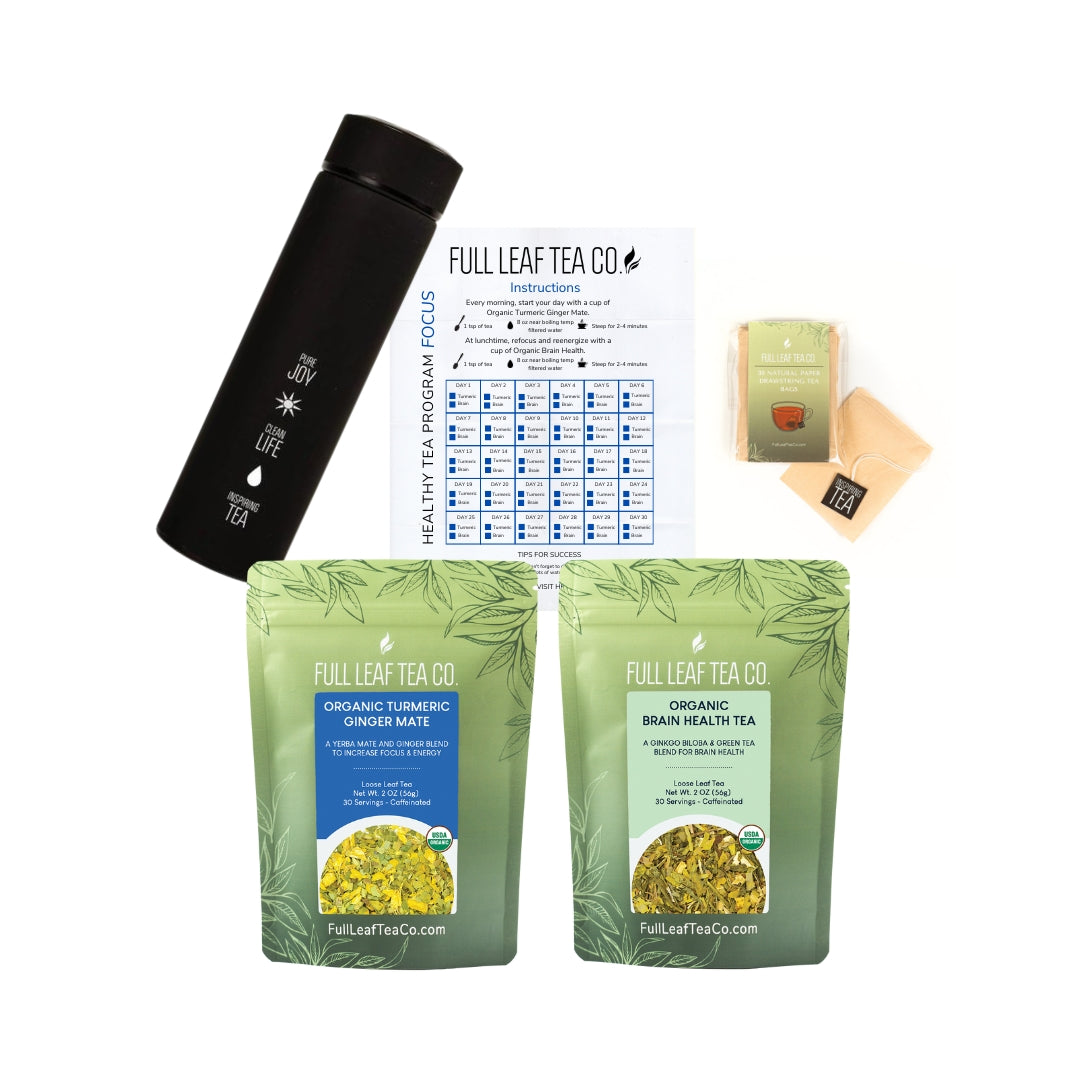 Healthy Tea Program - Focus and Brain Function – Full Leaf Tea Company