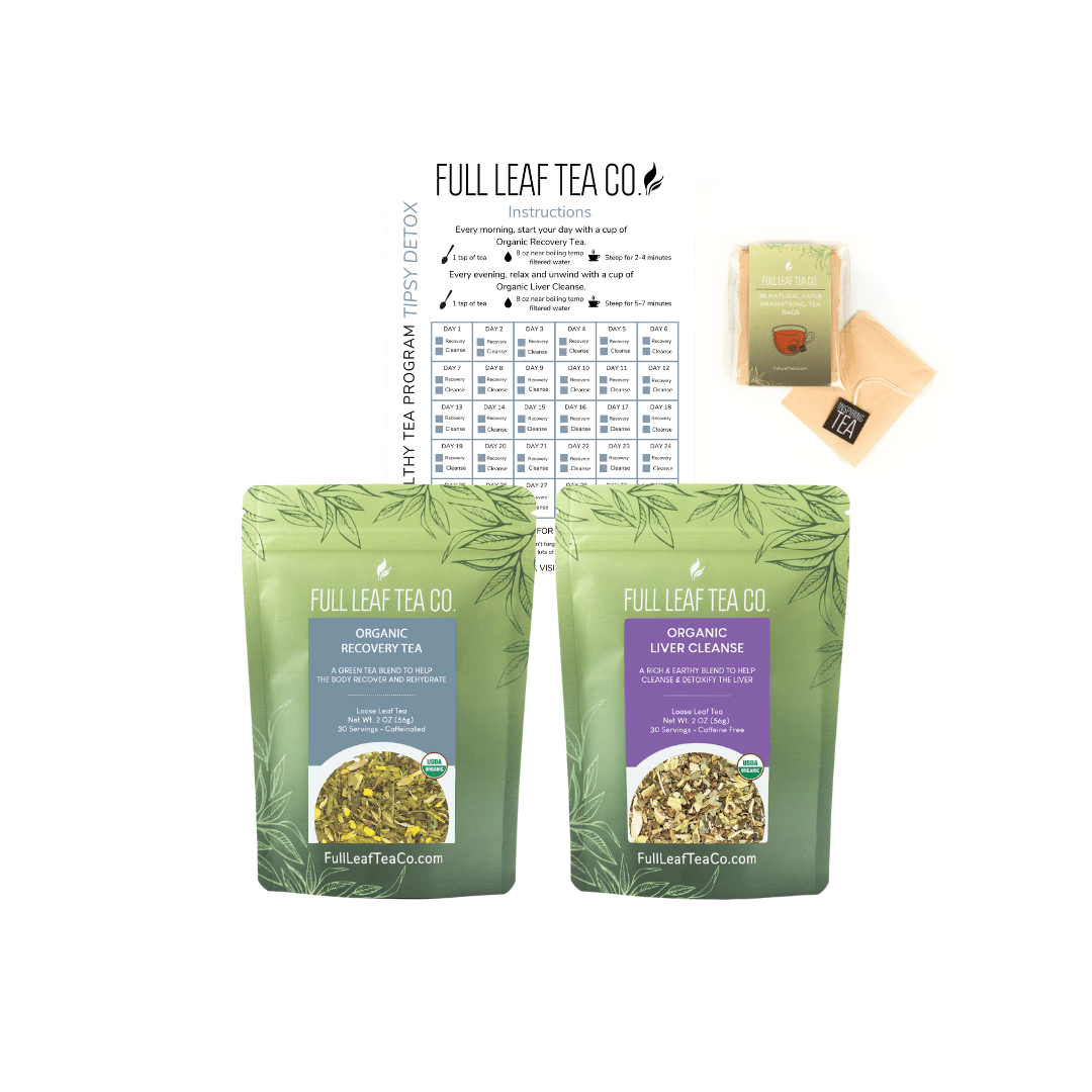 Healthy Tea Program - Tipsy Detox - Loose Leaf Tea - Full Leaf Tea Company