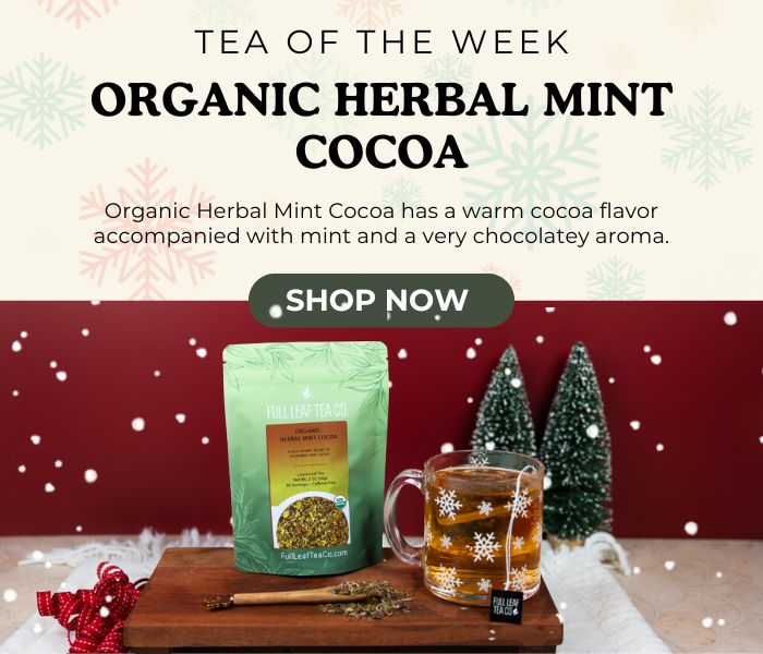 organic herbal mint cocoa banner