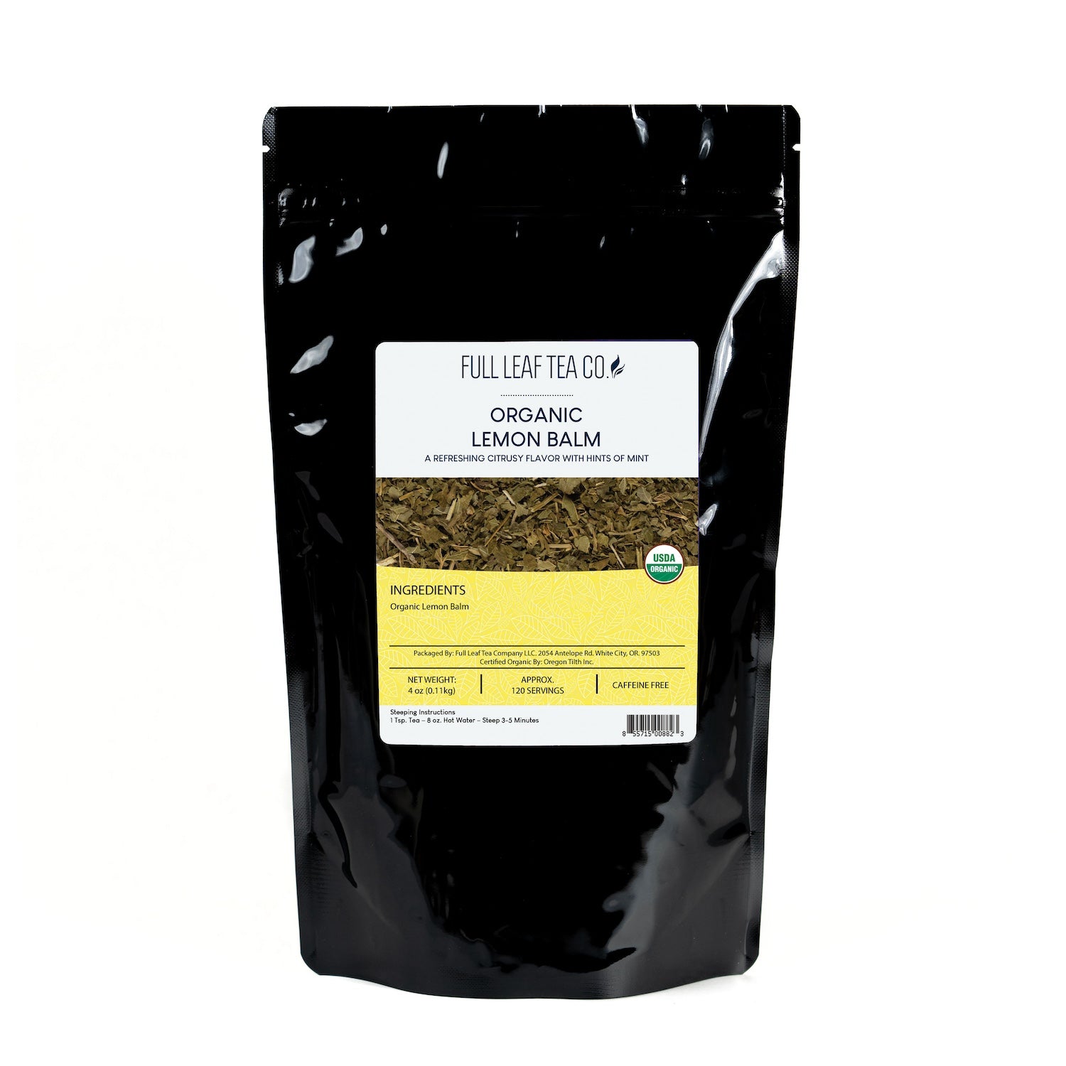 Organic Lemon Balm - Loose Leaf Tea - Full Leaf Tea Company