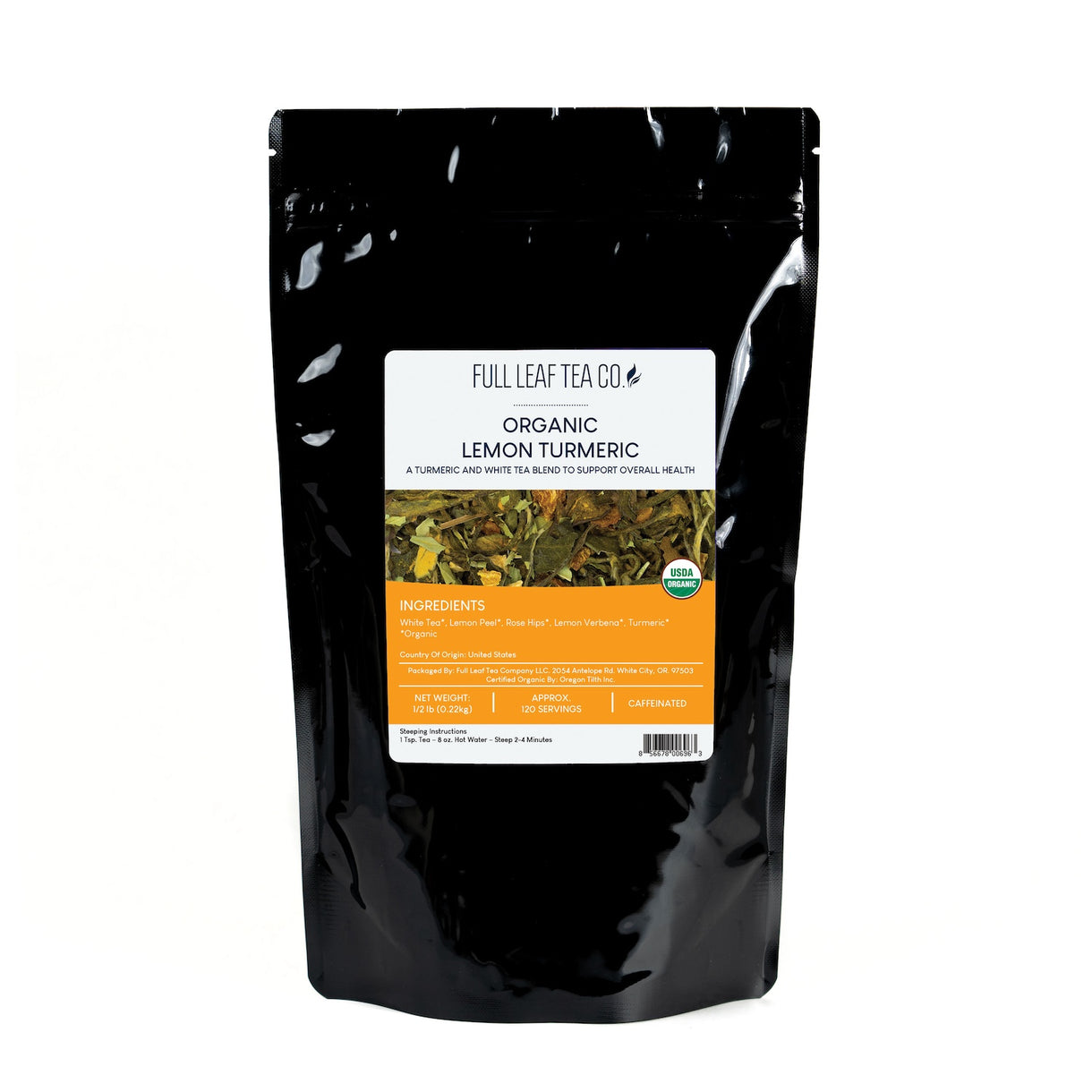 Organic Lemon Turmeric Tea - Loose Leaf Tea - Full Leaf Tea Company