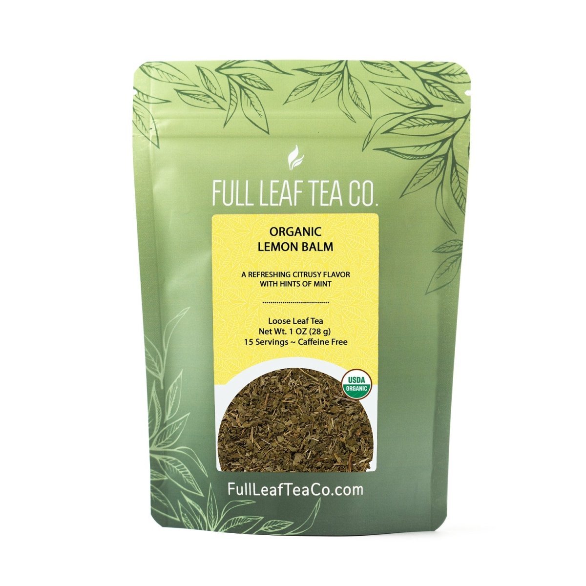 Organic Lemon Balm - Loose Leaf Tea - Full Leaf Tea Company