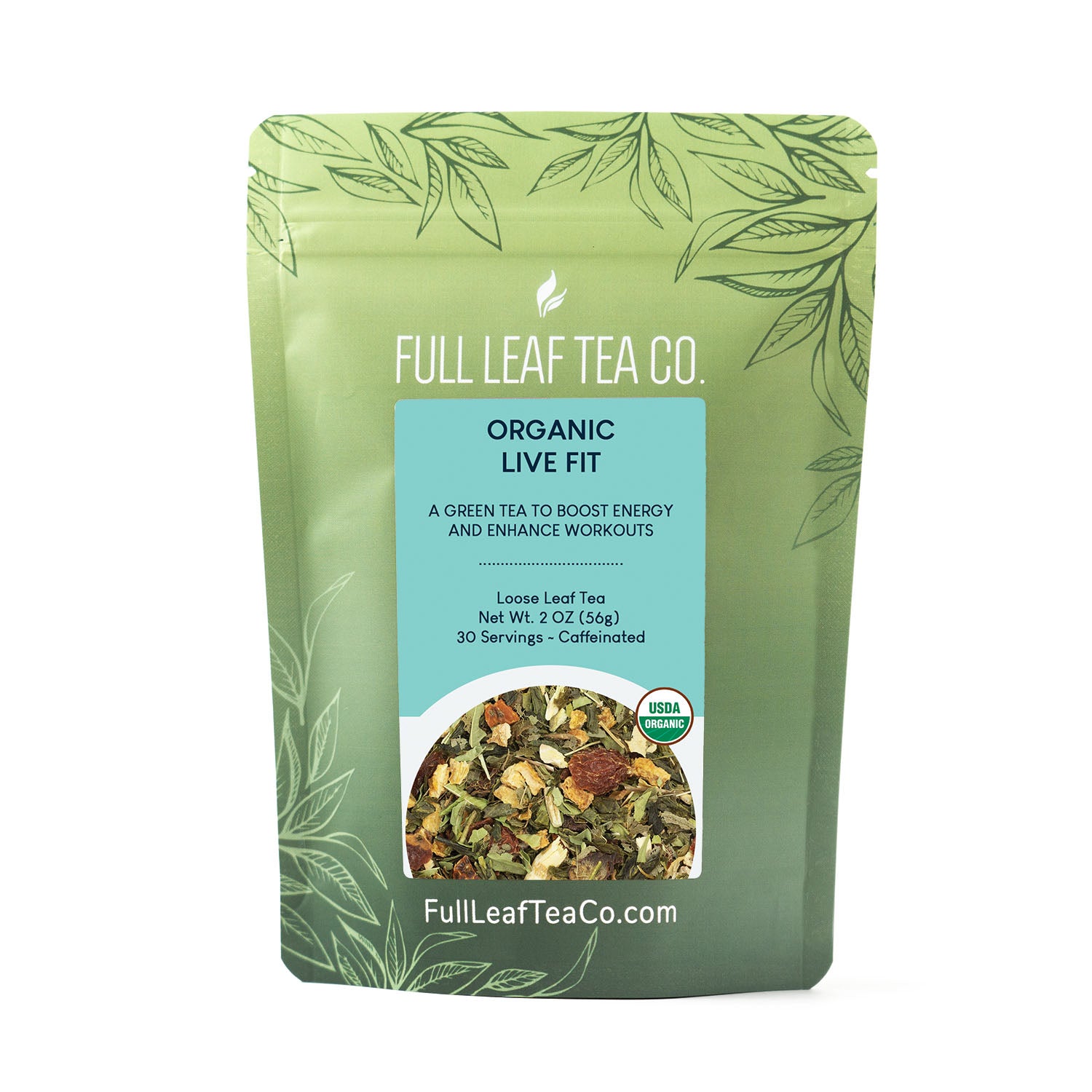 Full Tree Tea Live Fit Organic Energy Fitness Loose Leaf Tea – Full Leaf Tea Company