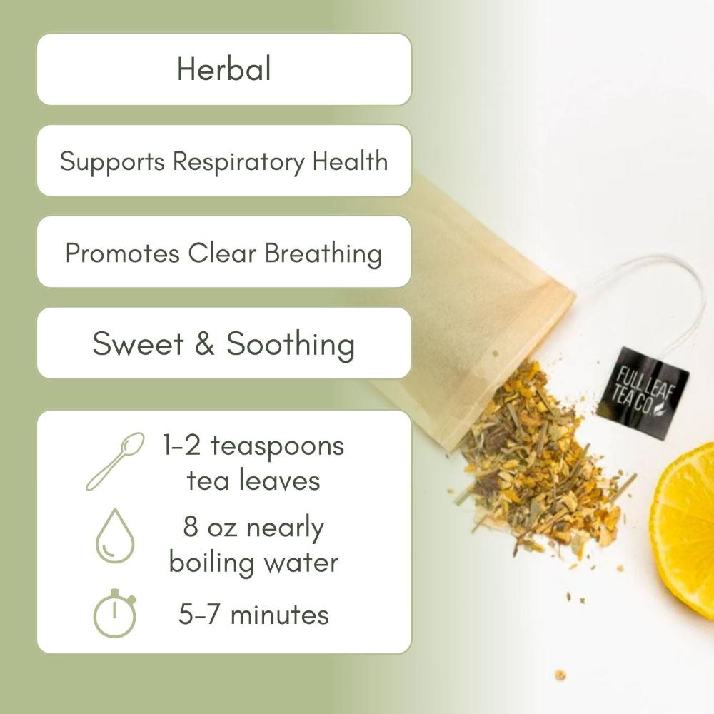 Organic Lung Health Tea - Loose Leaf – Full Leaf Tea Company