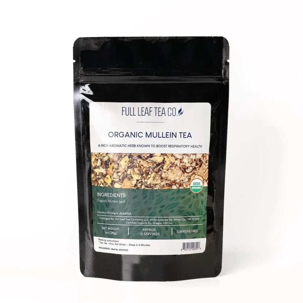 Organic Mullein Tea - Loose Leaf Tea - Full Leaf Tea Company