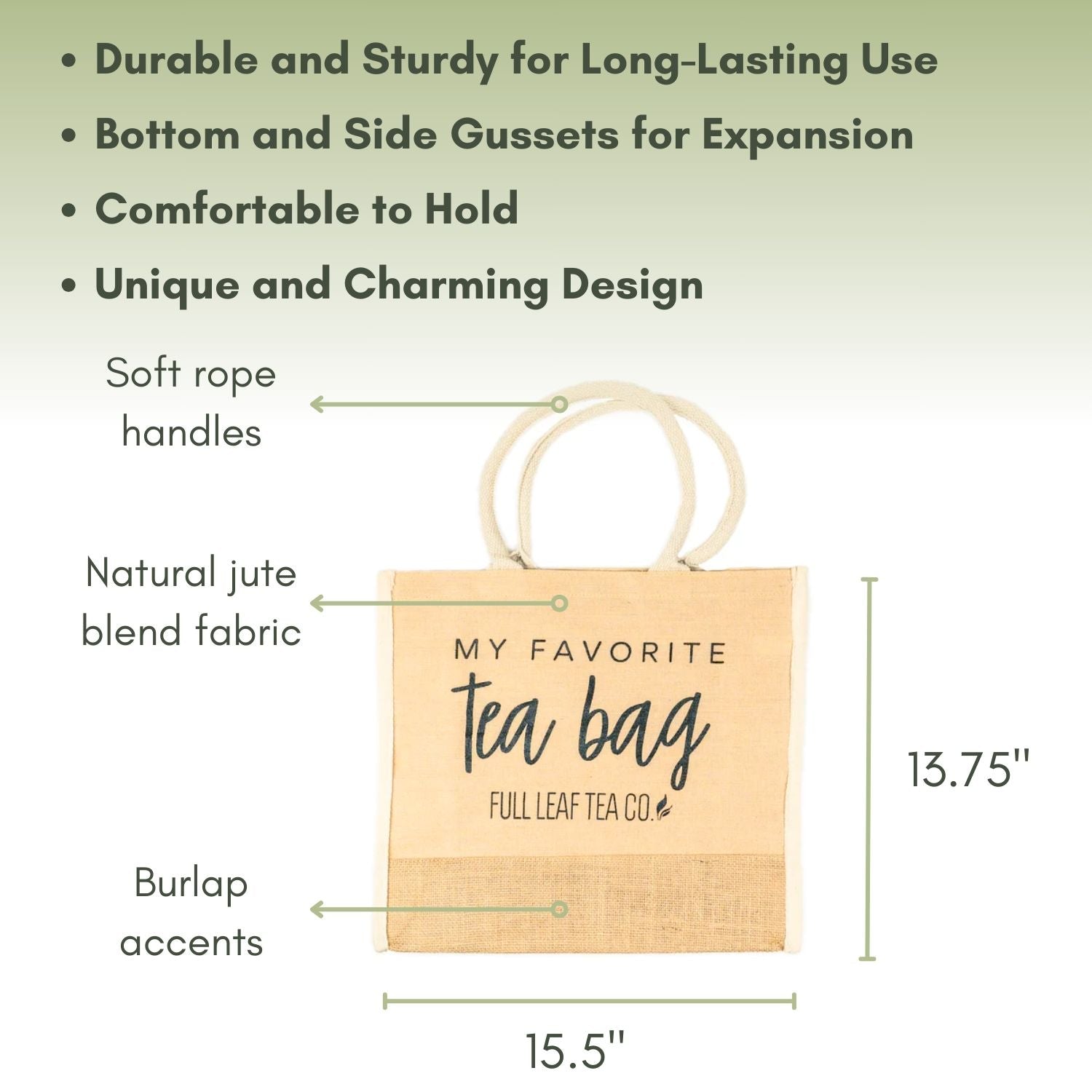 "My Favorite Tea Bag" Tote Bag