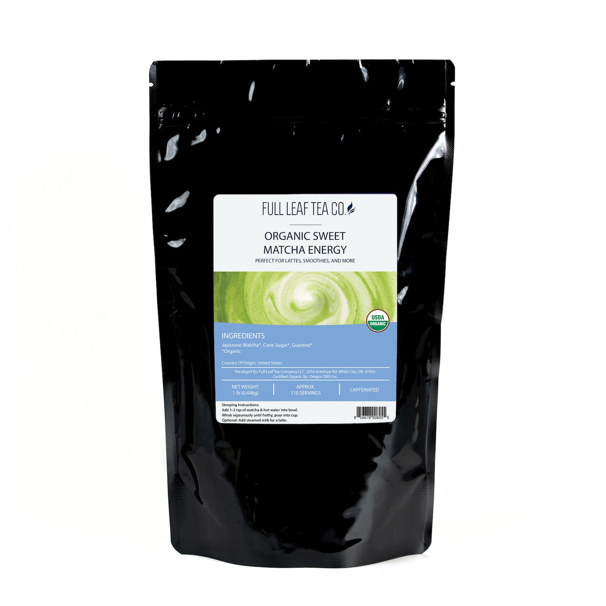 Organic Sweet Matcha Energy - Matcha - Full Leaf Tea Company