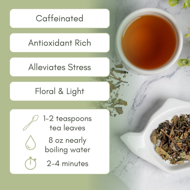 Organic Pai - Mu - Tan - Loose Leaf Tea - Full Leaf Tea Company