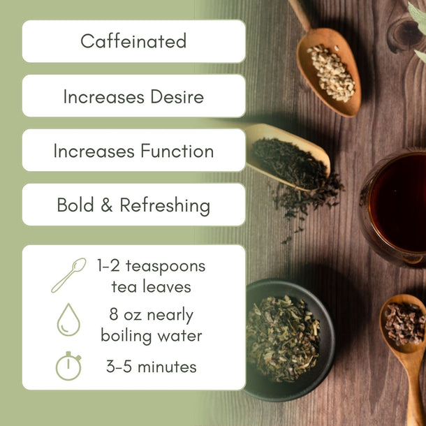 Organic Pure Seduction for Him - Loose Leaf Tea - Full Leaf Tea Company