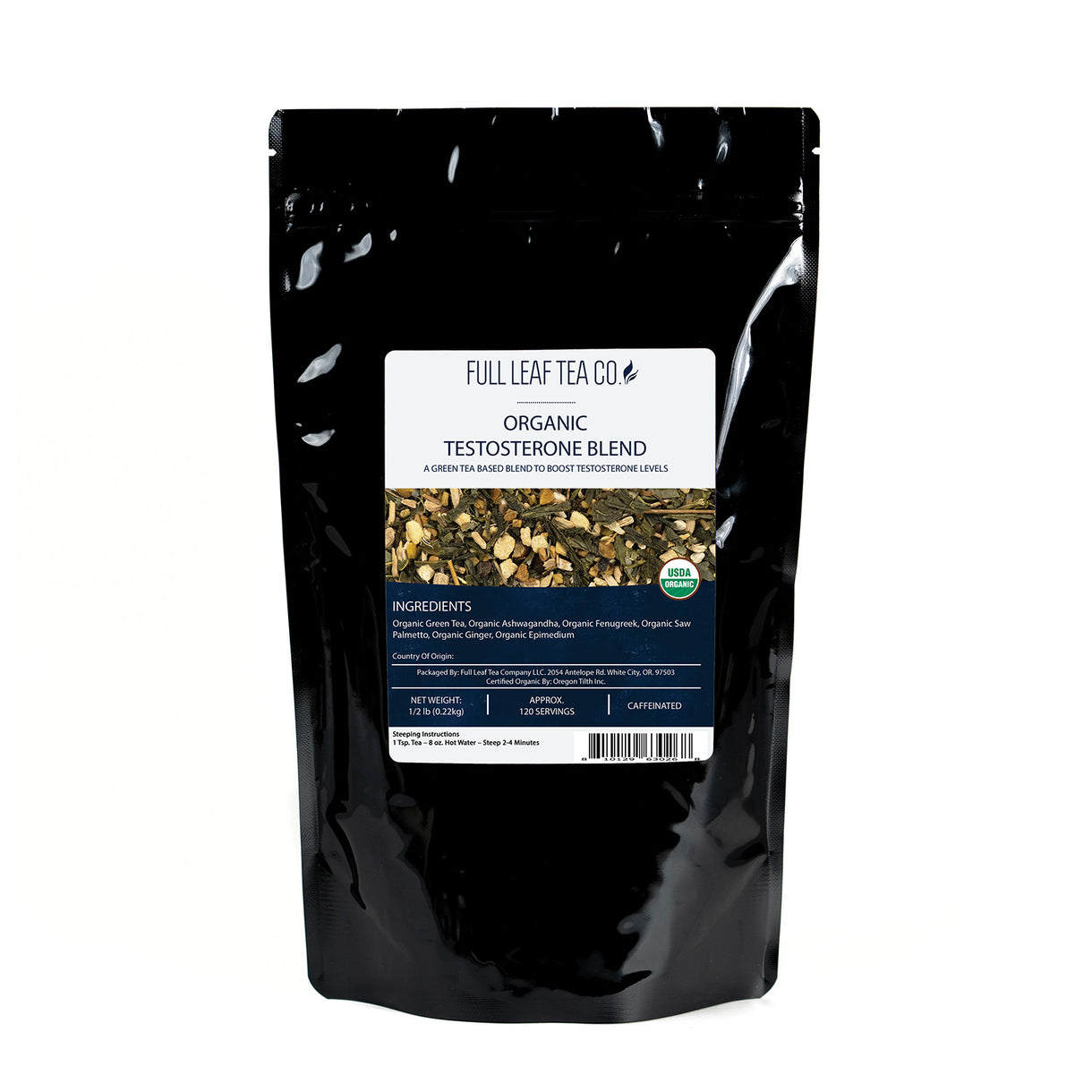 Organic Testosterone Blend - Loose Leaf Tea - Full Leaf Tea Company